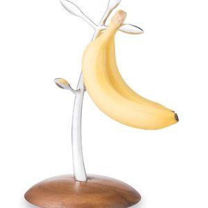 "Vine" Series:  Mug Holder or Banana Tree w/ Acacia Wood & Polished Cast Alloy